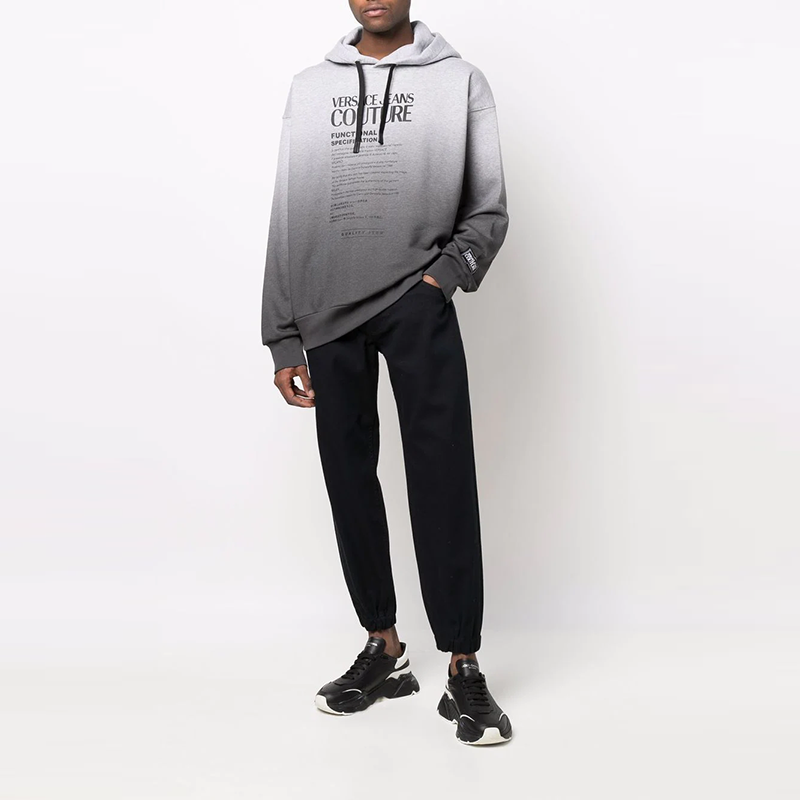 VERSACE JEANS COUTURE FW22 Letter Print Hooded Loose Sweatshirt . 72GAIP05-CF04P-E77 圖 4