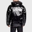 Purchase VERSACE JEANS COUTURE FW22 Men’s Glossy Black Zip-Up Hooded Jacket 73GAU418CQS5D899