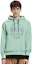 Lookbook Versace Jeans Couture FW22 Mint Green Logo Print Hoodie Pullover for Men. 73GAIG07-CF00G-132