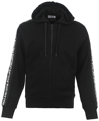 ヴェルサーチ ジーンズ クチュール FW23 ブラックフーディー レタープリントデザイン 75GAIF1-1CF03-F899 Buy ヴェルサーチ ジーンズ クチュール FW23 ブラックフーディー レタープリントデザイン 75GAIF1-1CF03-F899