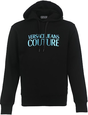 Sudadera con capucha negra VERSACE JEANS COUTURE FW23 con logo y cordón ajustable. 75GAIG01-CF00G-899 Buy Sudadera con capucha negra VERSACE JEANS COUTURE FW23 con logo y cordón ajustable. 75GAIG01-CF00G-899