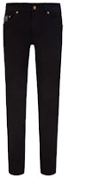 VERSACE JEANS COUTURE FW23 Slim Fit Black Straight-Leg Jeans. 75GAB5K0-CDW00-909 VERSACE JEANS COUTURE FW23 Slim Fit Black Straight-Leg Jeans. 75GAB5K0-CDW00-909