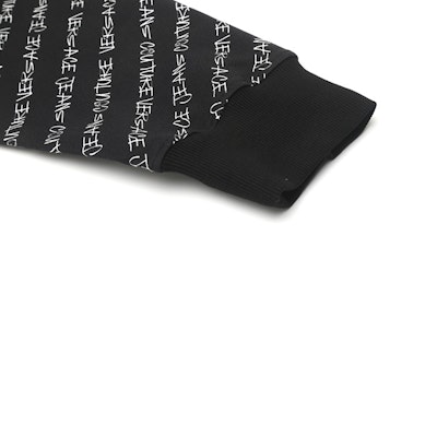 Sudadera Capucha Negra VERSACE JEANS COUTURE FW23 Logo Integral 75GAI3C-0FS10-3899 Details for Sudadera Capucha Negra VERSACE JEANS COUTURE FW23 Logo Integral 75GAI3C-0FS10-3899