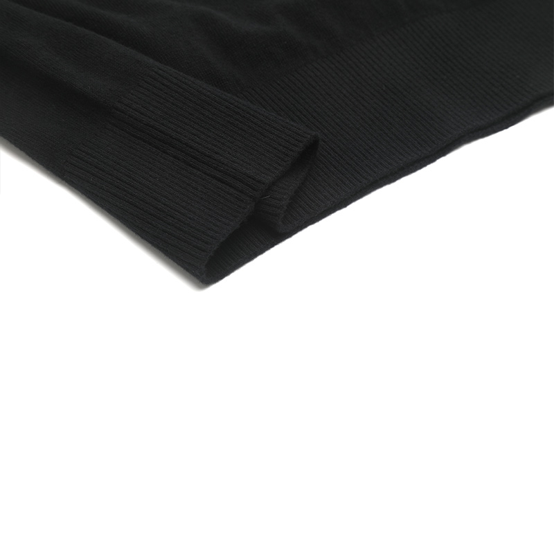 VERSACE JEANS COUTURE FW23 Black Logo Embroidered Crewneck Knit Sweater Men 75GAFM00-CM06H-899 圖 6