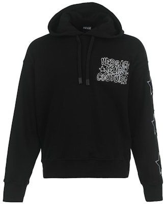 VERSACE JEANS COUTURE FW23 Graphic Print Pullover Sweatshirt Black . 75GAI3C-2F0002-899 Order VERSACE JEANS COUTURE FW23 Graphic Print Pullover Sweatshirt Black . 75GAI3C-2F0002-899