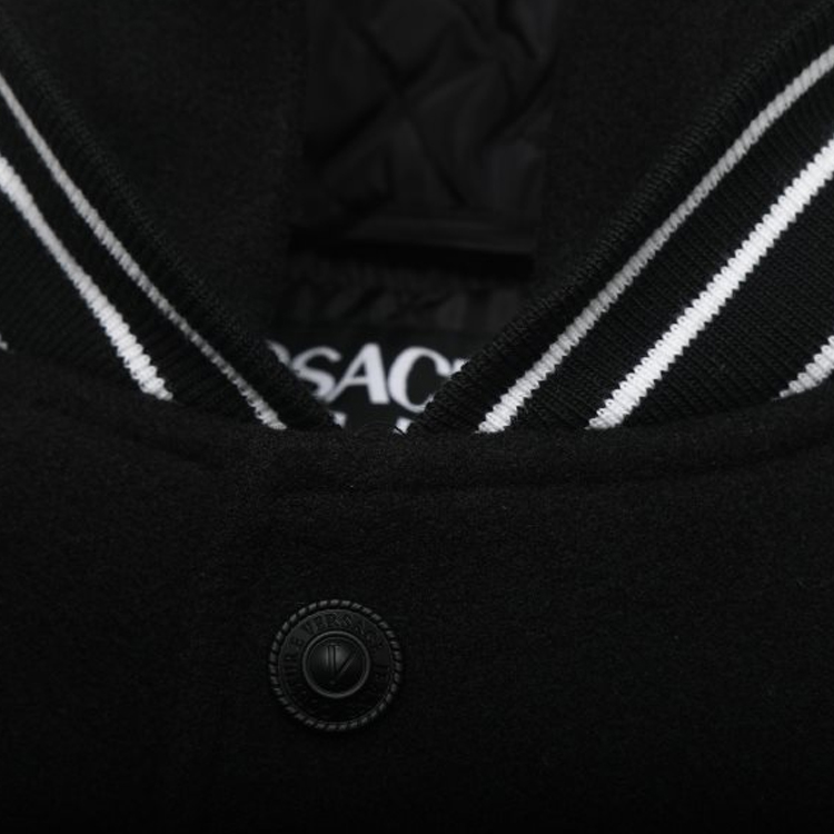 Purchase VERSACE JEANS COUTURE FW23 Letter Print Casual Jacket Men’s Black 75GASD13-CFD73-899