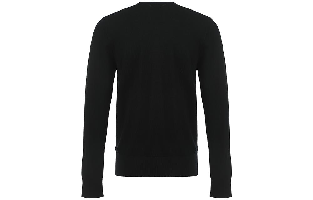 VERSACE JEANS COUTURE FW23 Logo Crewneck Pullover Knit Sweater  Black 75GAFM02-CM16H-K42 圖 3