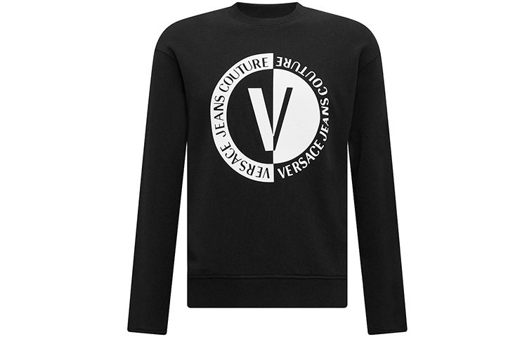 Order 范思哲牛仔高级定制 FW23 标志印花卫衣 黑色 75GAIG06-CF00G-899