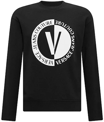 范思哲牛仔高级定制 FW23 标志印花卫衣 黑色 75GAIG06-CF00G-899 Order 范思哲牛仔高级定制 FW23 标志印花卫衣 黑色 75GAIG06-CF00G-899