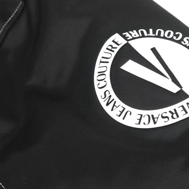 Details for VERSACE JEANS COUTURE FW23 Solid Zip-Up Casual Jacket Black 75GASD18-CQD22-899