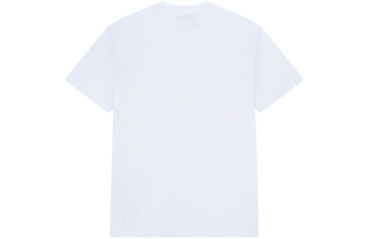 Lookbook VERSACE JEANS COUTURE Gold Foil V-Print White T-Shirt B3GZA7TK-30319-K41