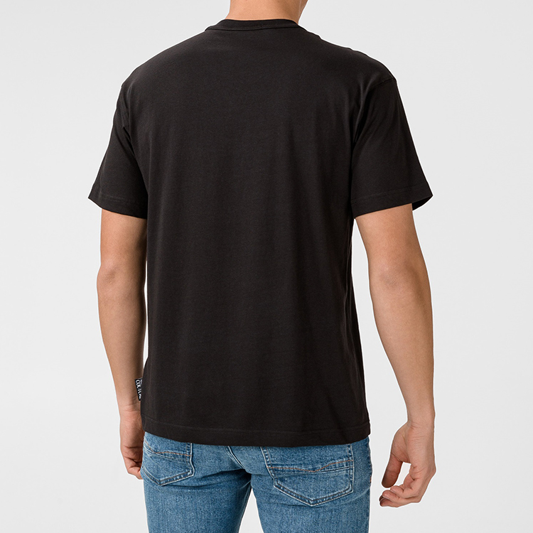 Purchase VERSACE JEANS COUTURE Gold Logo T-Shirt Black B3GVA7EA-30311-K42