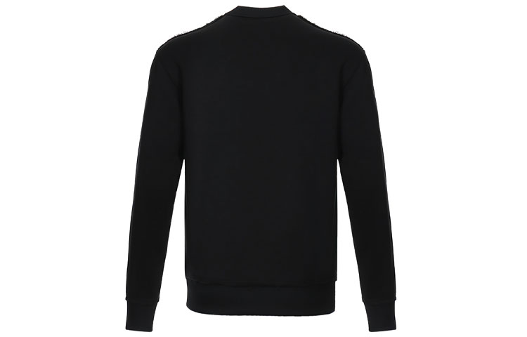 Lookbook Sudadera Negra Versace Jeans Couture Cuello Redondo con Estampado Dorado. B7GVA7GC-30325-K42