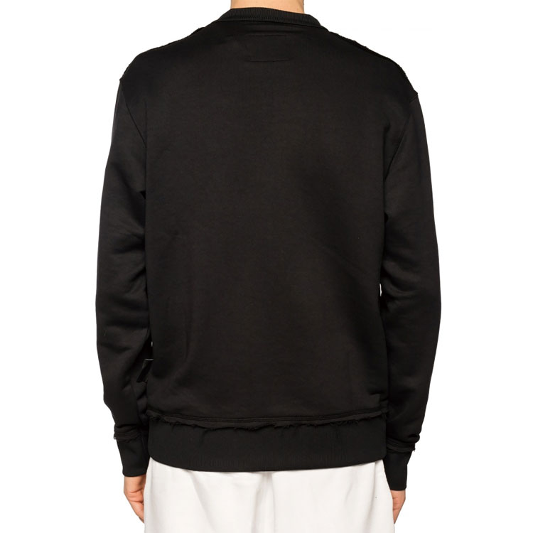 Purchase Sudadera Negra Versace Jeans Couture Cuello Redondo con Estampado Dorado. B7GVA7GC-30325-K42