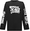 Buy VERSACE JEANS COUTURE Graffiti Logo Streetwear Crewneck Sweatshirt Black 75GAHT17-CJ02O-899