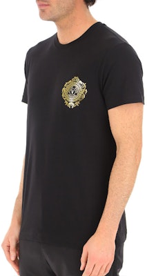 VERSACE JEANS COUTURE Graphic Logo Black Crew Neck T-Shirt Gift Idea B3GWA71F-30454-K42 Details for VERSACE JEANS COUTURE Graphic Logo Black Crew Neck T-Shirt Gift Idea B3GWA71F-30454-K42