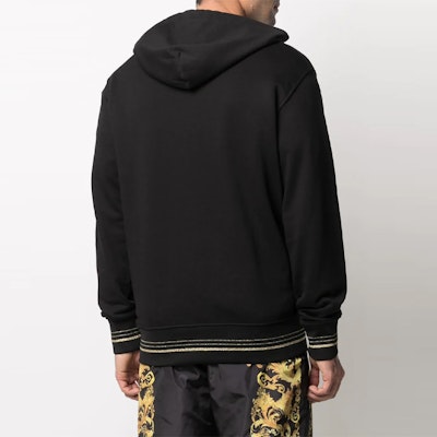 VERSACE JEANS COUTURE 男士黑色圖案印花長袖上衣 B7GWA7TX-30318-BLACK Shop VERSACE JEANS COUTURE 男士黑色圖案印花長袖上衣 B7GWA7TX-30318-BLACK