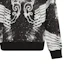 Sizing VERSACE JEANS COUTURE Letter Galaxy Black Crewneck Pullover Sweatshirt Men’s. 73GAI3OG-FS054-M89
