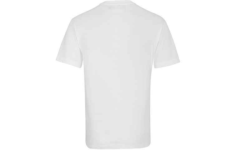 Lookbook VERSACE JEANS COUTURE Letter Print Crewneck Tee White Gift Recommended B3GZA7KB-30327-003