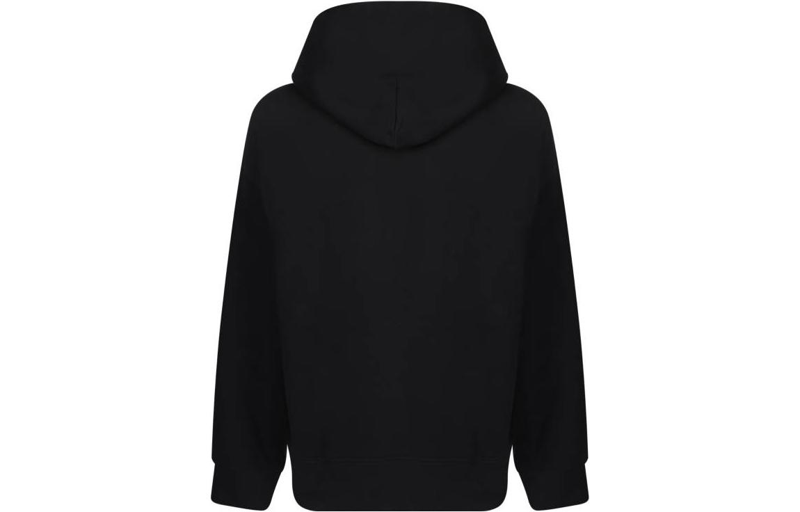 Lookbook 베르사체 진즈 쿠튀르 레터 프린트 후디 블랙 캐주얼 스웻셔츠 75GAII04-CF00I-899