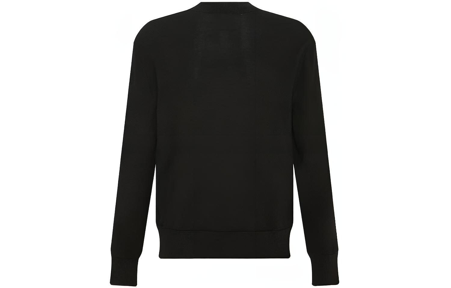 VERSACE JEANS COUTURE Logo Crewneck Wool Sweater  Black 73GAFM03-CM01A-K42 圖 3