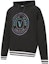 Shop 베르사체 진스 쿠튀르 로고 프린트 블랙 후디 남성용 73GAIG01-CF00G-0899