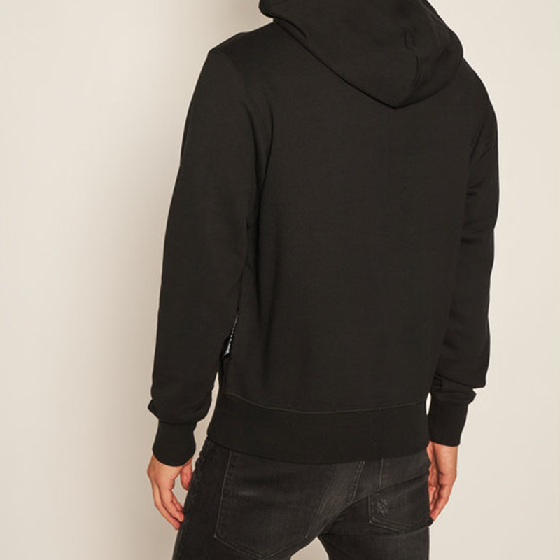 Purchase VERSACE JEANS COUTURE Hoodie Logo Cetak Katun Hitam B7GZA7EC-30310-K42