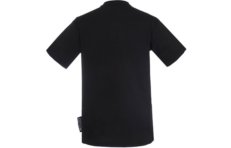 Lookbook VERSACE JEANS COUTURE Logo Print Crewneck T-Shirt Black Gift Option B3GVB7TF-30319-899