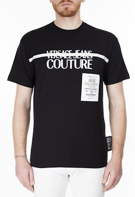 VERSACE JEANS COUTURE Logo Print Crewneck T-Shirt Black Gift Option B3GVB7TF-30319-899 Shop VERSACE JEANS COUTURE Logo Print Crewneck T-Shirt Black Gift Option B3GVB7TF-30319-899