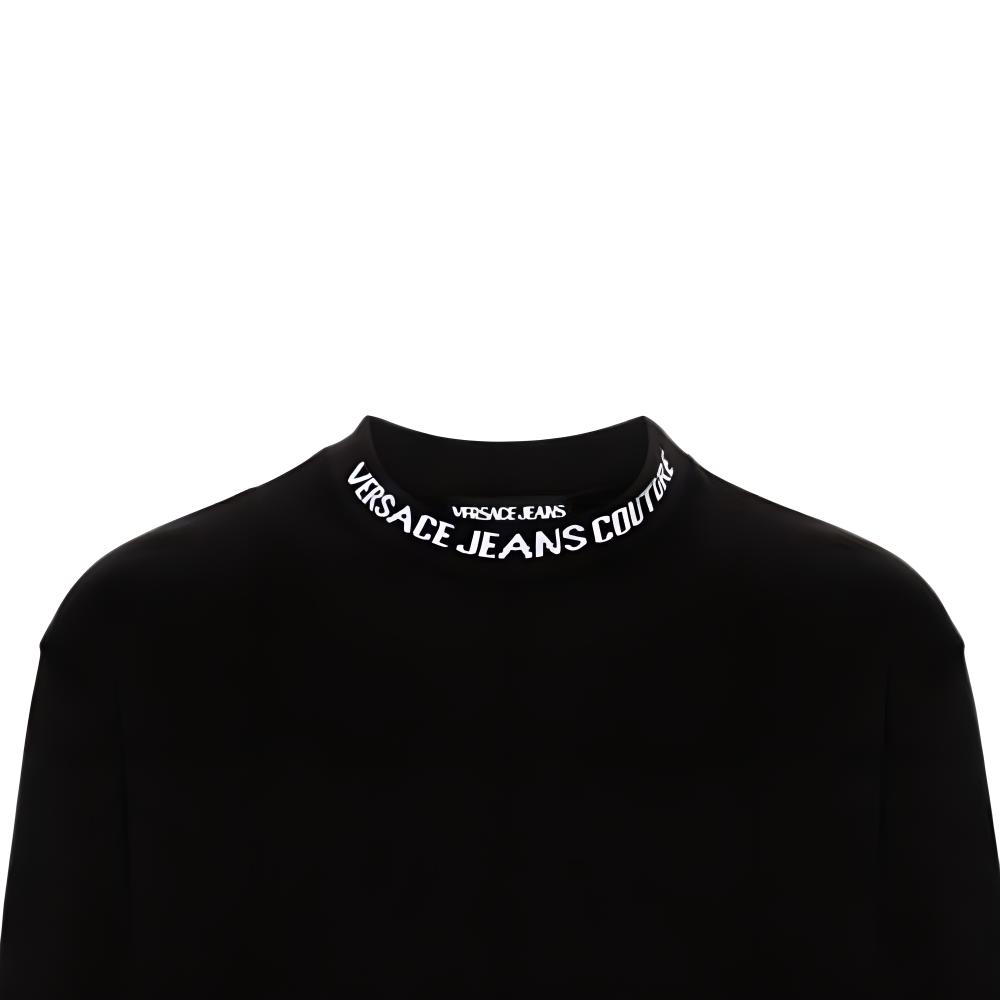 Details for VERSACE JEANS COUTURE 男士黑色長袖圓領印花衛衣 77GAI3R2F0002899