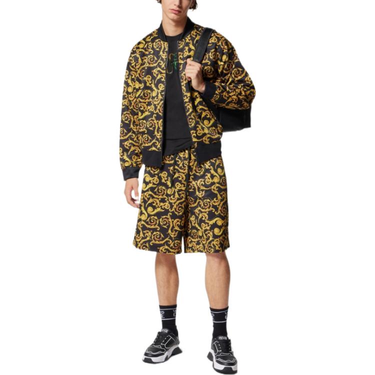 Lookbook VERSACE JEANS COUTURE Logo Print Short Sleeve T-Shirt Men. E74GAHG06-ECJ00G-EG89