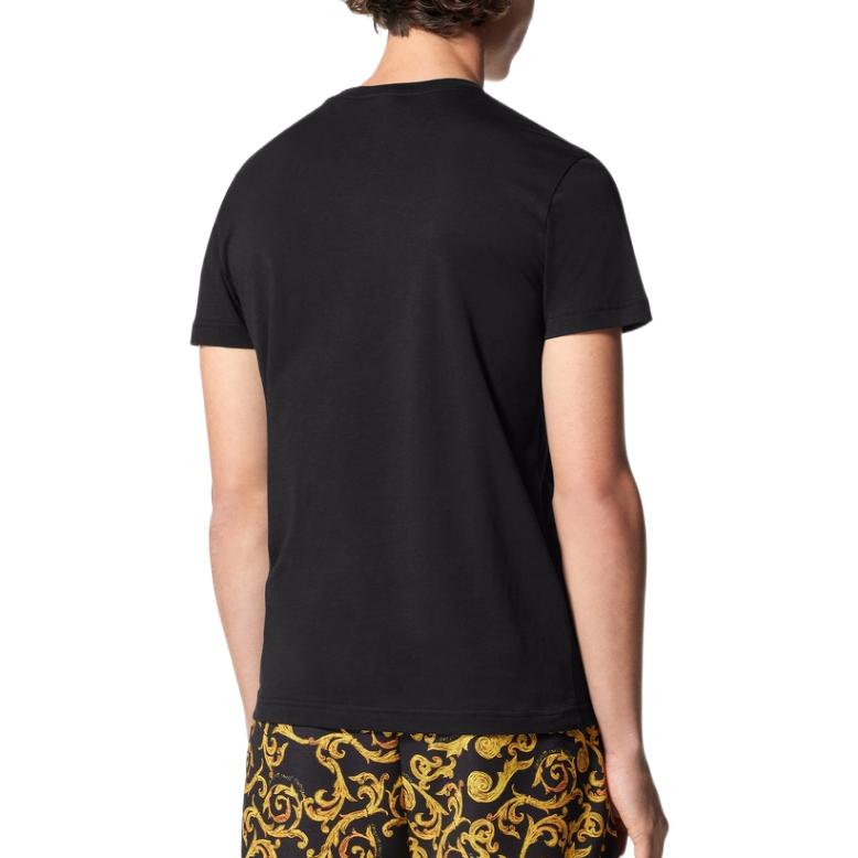 Purchase VERSACE JEANS COUTURE Logo Print Short Sleeve T-Shirt Men. E74GAHG06-ECJ00G-EG89