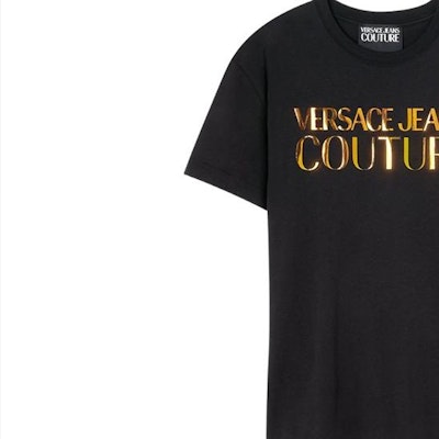 VERSACE JEANS COUTURE Logo Print Short Sleeve T-Shirt Men. E74GAHG06-ECJ00G-EG89 Details for VERSACE JEANS COUTURE Logo Print Short Sleeve T-Shirt Men. E74GAHG06-ECJ00G-EG89