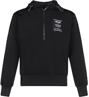 VERSACE JEANS COUTURE Logo Printed Black Hoodie B7GZA705-13985-899 VERSACE JEANS COUTURE Logo Printed Black Hoodie B7GZA705-13985-899