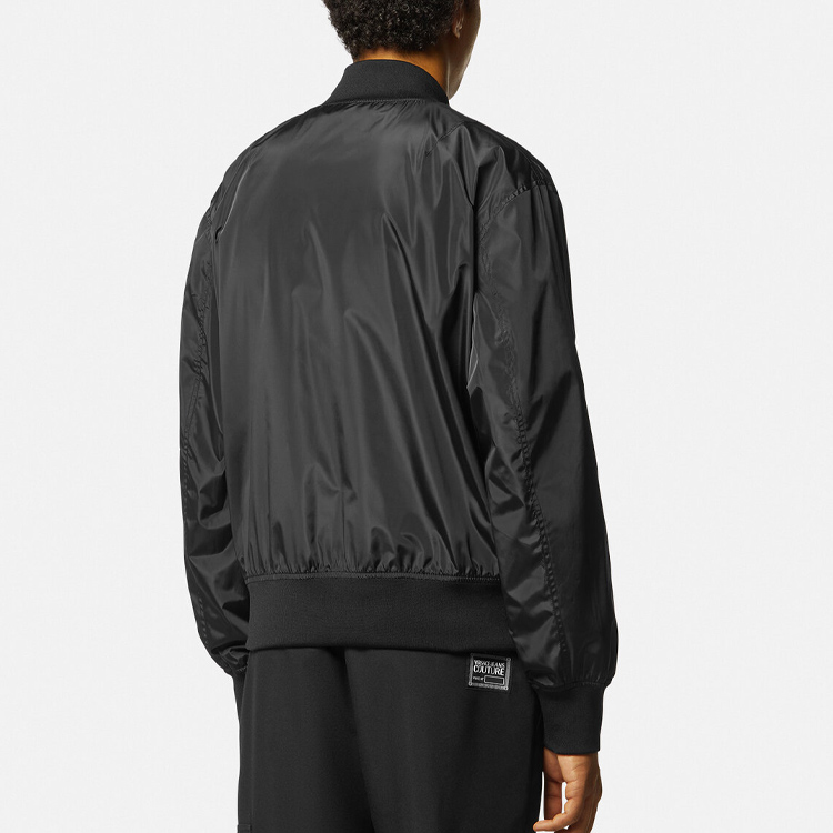 Purchase VERSACE JEANS COUTURE Logo Zip Reversible Bomber Jacket  Black E76GAS407-ECQS85-E899
