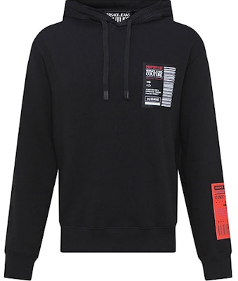 VERSACE JEANS COUTURE Loose Fit Pullover Hoodie Black. 71GAI3H7-F0002-899 Buy VERSACE JEANS COUTURE Loose Fit Pullover Hoodie Black. 71GAI3H7-F0002-899