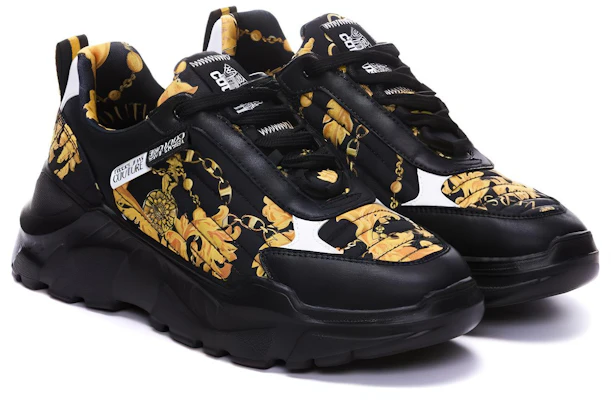 范思哲牛仔高定低帮运动鞋‘黑色’ 75YA3SC7-ZS879_G89 Lookbook 范思哲牛仔高定低帮运动鞋‘黑色’ 75YA3SC7-ZS879_G89