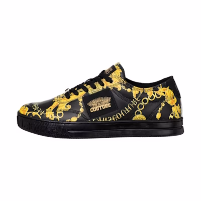 Versace Jeans Couture Low-Top Sneakers 'Black Chain Print'
