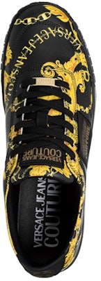 Versace Jeans Couture Low-Top Sneakers 'Black Chain Print' 75YA3SK9-ZP337_G89 Shop Versace Jeans Couture Low-Top Sneakers 'Black Chain Print' 75YA3SK9-ZP337_G89