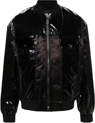 베르사체 진즈 쿠튀르 패치워크 글로시 봄버 재킷 블랙 75GASD19-CQD23-899 Buy 베르사체 진즈 쿠튀르 패치워크 글로시 봄버 재킷 블랙 75GASD19-CQD23-899