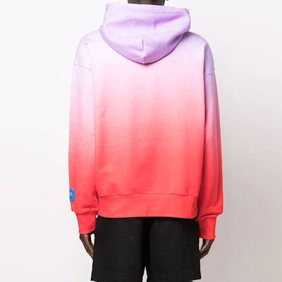 VERSACE JEANS COUTURE 紫漸層標誌印花連帽衫 SS22 72GAIP05-CF03P-OR9 Details for VERSACE JEANS COUTURE 紫漸層標誌印花連帽衫 SS22 72GAIP05-CF03P-OR9