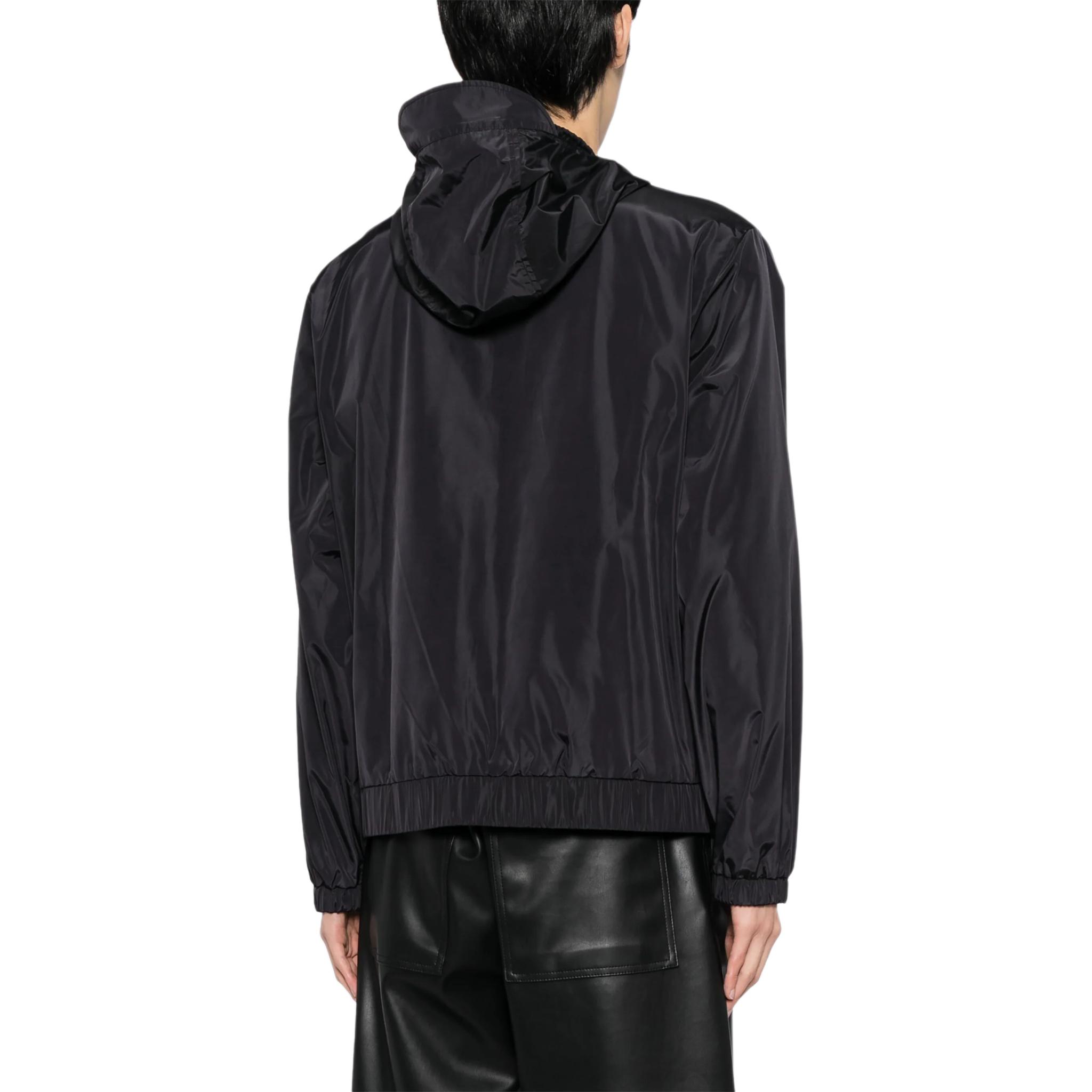 VERSACE JEANS COUTURE Reversible Logo Print Hoodie Jacket Black 76GAS405-CQ01S-899 圖 5