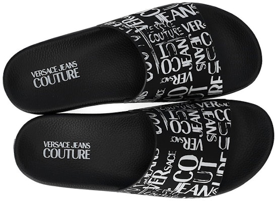 Versace Jeans Couture Sandalias 'Negro Blanco' 74YA3SQ4-ZS638-L01 Shop Versace Jeans Couture Sandalias 'Negro Blanco' 74YA3SQ4-ZS638-L01