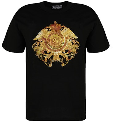 VERSACE JEANS COUTURE SS21 Baroque Print T-Shirt Black - Fashion. B3GWA740-11620-889 Buy VERSACE JEANS COUTURE SS21 Baroque Print T-Shirt Black - Fashion. B3GWA740-11620-889
