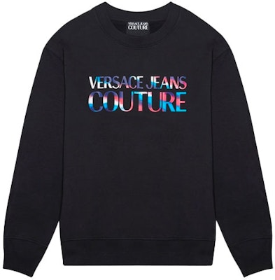 ヴェルサーチ ジーンズ クチュール SS21 カラフル レタープリント フーディ ブラック B7GWA7GE-30438-899 Buy ヴェルサーチ ジーンズ クチュール SS21 カラフル レタープリント フーディ ブラック B7GWA7GE-30438-899