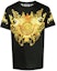 Buy VERSACE JEANS COUTURE SS21 Logo Print Pullover T-Shirt Black Mens. B3GWA7S1-S0274-899