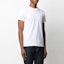 Purchase VERSACE JEANS COUTURE SS21 Metallic Logo Embroidered White Tee B3GWA7TF-30319-K41