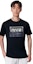 Shop VERSACE JEANS COUTURE SS22 Black Letter Print Crewneck T-Shirt. 72GAHP03-CJ00P-899