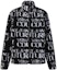 Order VERSACE JEANS COUTURE SS22 Black Logo Print Long-Sleeve Jacket. 73GAS412-U0008-899
