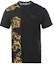Order VERSACE JEANS COUTURE SS22 Black Printed Crewneck T-Shirt Gift Idea 72GAH6R9-JS049-G89